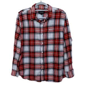 PacSun‎ Mens Plaid Flannel Long Sleeve Button Down Shirt Casual